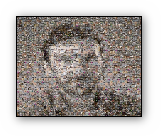 Photo Mosaic Impression sur Toile Online Sale