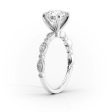 The Jasmine Set With A 4.5 Carat Radiant Moissanite For Discount