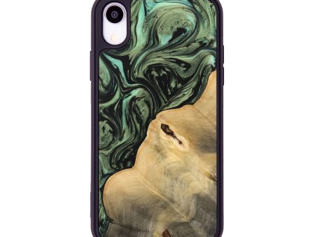 iPhone Xr Wood Phone Case - Jacki (Green, 733153) Online Hot Sale