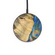 Circle Wood Wireless Charger - Finance (Teal & Gold, 733095) Online