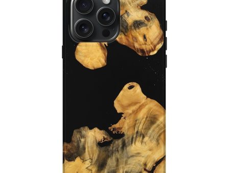 iPhone 16 Pro Max Wood Live Edge Phone Case - Ivette (Pure Black, 736341) Online