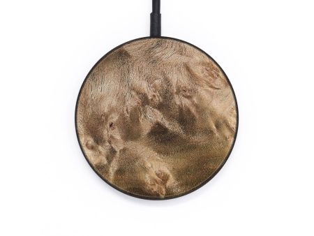 Circle Wood Wireless Charger - Gigi (Green, 735347) Online now