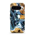 Pixel 9 Pro Wood Live Edge Phone Case - Vernice (Blue, 734611) Online Sale