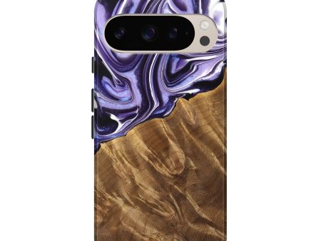 Pixel 9 Pro Wood Live Edge Phone Case - Sopa (Purple, 733427) Online