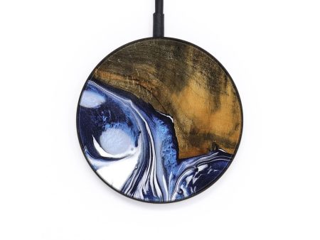 Circle Wood Wireless Charger - Boer (Blue, 735775) Discount