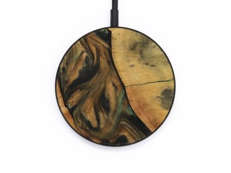 Circle Wood Wireless Charger - Ashla (Green, 732501) Online Sale