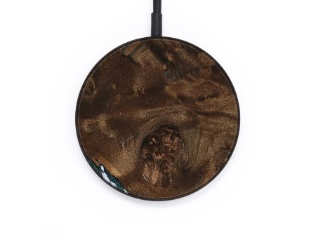 Circle Wood Wireless Charger - Audre (Green, 735824) Online Hot Sale