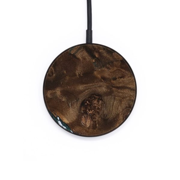 Circle Wood Wireless Charger - Audre (Green, 735824) Online Hot Sale