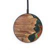 Circle Wood Wireless Charger - Cubical (Green, 735098) Cheap