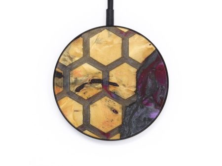 Circle Wood Wireless Charger - Jasper (Pattern, 735198) Online Sale