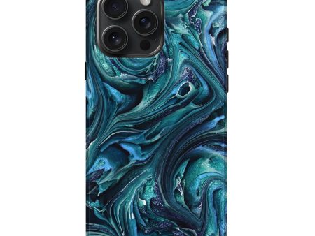 iPhone 16 Pro Max ResinArt Live Edge Phone Case - Cherryl (Blue, 736380) Online