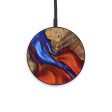 Circle Wood Wireless Charger - Burl (Fire & Ice, 734326) For Discount