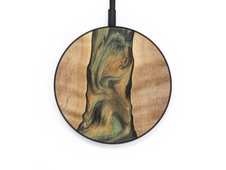 Circle Wood Wireless Charger - Barnard (Green, 732984) Supply