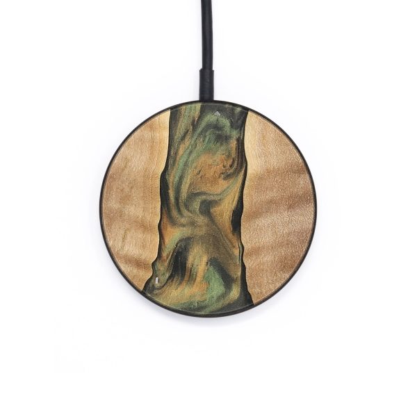 Circle Wood Wireless Charger - Barnard (Green, 732984) Supply