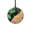 Circle Wood Wireless Charger - Daphine (Green, 736682) Online Sale