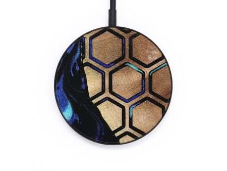 Circle Wood Wireless Charger - Elise (Pattern, 735689) Online Sale