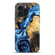 iPhone 16 Pro Max Wood Live Edge Phone Case - Padriac (Blue, 732352) For Sale