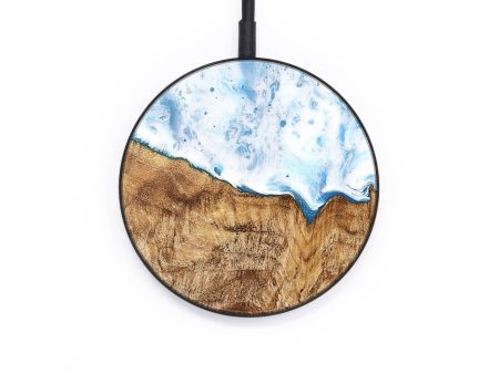 Circle Wood Wireless Charger - Hughey (Coastal, 735819) Online Hot Sale