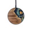 Circle Wood Wireless Charger - Cezary (Teal & Gold, 735167) Supply