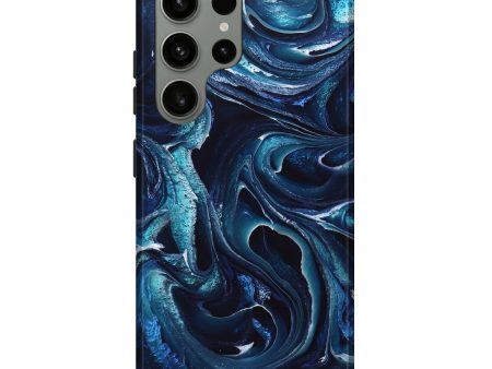 Galaxy S23 Ultra ResinArt Live Edge Phone Case - Denzel (Blue, 733858) Sale