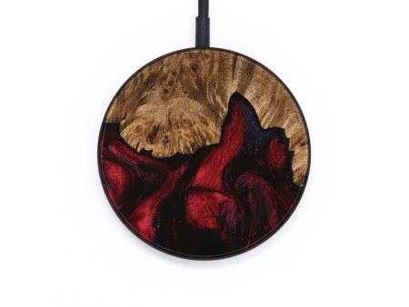 Circle Wood Wireless Charger - Alfie (Red, 734148) For Cheap