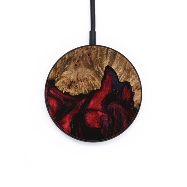 Circle Wood Wireless Charger - Alfie (Red, 734148) For Cheap