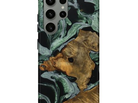 Galaxy S23 Ultra Wood Live Edge Phone Case - Alberta (Green, 733872) For Cheap