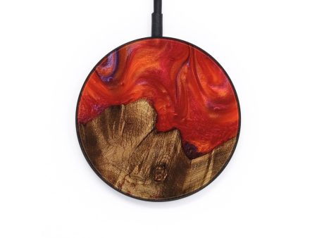 Circle Wood Wireless Charger - Frankie (Fire & Ice, 734168) For Cheap