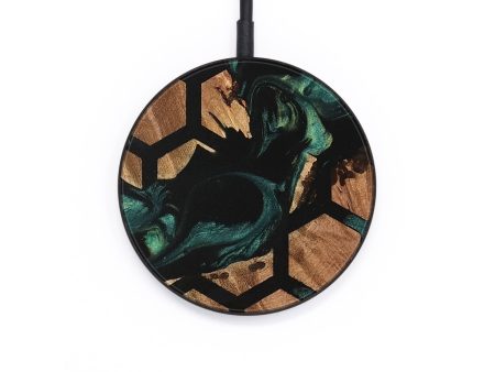 Circle Wood Wireless Charger - Benard (Pattern, 735466) For Sale