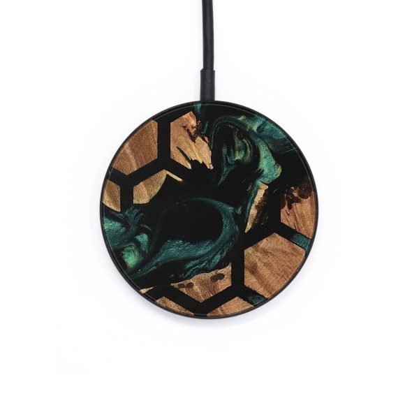 Circle Wood Wireless Charger - Benard (Pattern, 735466) For Sale