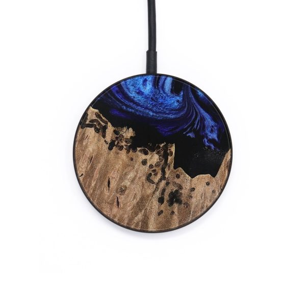 Circle Wood Wireless Charger - Arman (Blue, 731500) Discount