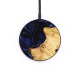 Circle Wood Wireless Charger - Bobby (Blue, 733578) Online Hot Sale