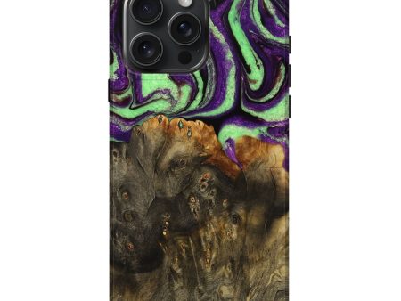 iPhone 16 Pro Max Wood Live Edge Phone Case - Kelsy (Purple, 731670) Fashion