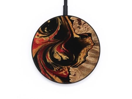 Circle Wood Wireless Charger - Amato (Red, 735818) Discount