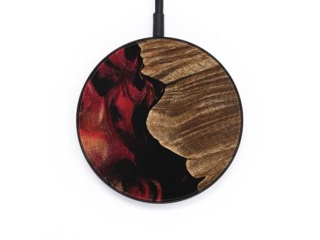 Circle Wood Wireless Charger - Dollye (Red, 734833) Online Hot Sale