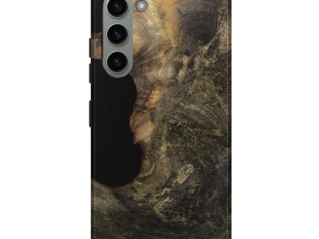 Galaxy S23 Plus Wood Live Edge Phone Case - Aigneis (Pure Black, 734860) Cheap