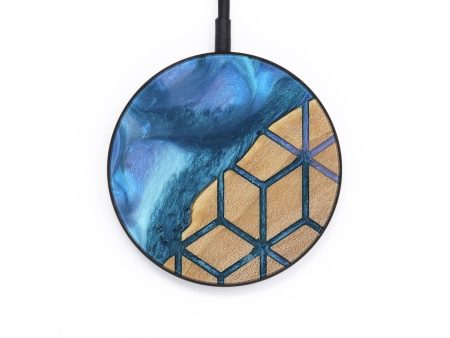 Circle Wood Wireless Charger - Cyntha (Pattern, 735539) Fashion