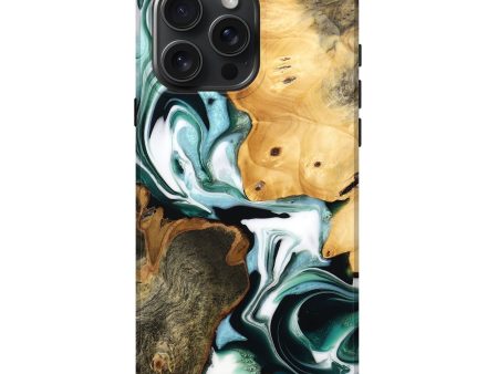 iPhone 16 Pro Max Wood Live Edge Phone Case - Ilysa (Green, 732553) Hot on Sale