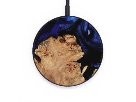 Circle Wood Wireless Charger - Cailyn (Blue, 733574) Online now