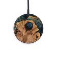 Circle Wood Wireless Charger - Herbie (Teal & Gold, 733469) Online now