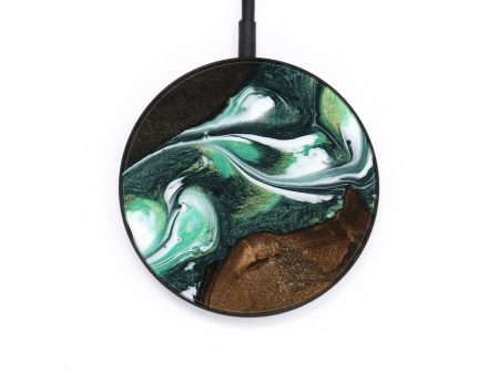 Circle Wood Wireless Charger - Fikre (Green, 735782) For Discount