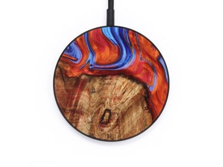 Circle Wood Wireless Charger - Annissa (Fire & Ice, 734258) Online Hot Sale