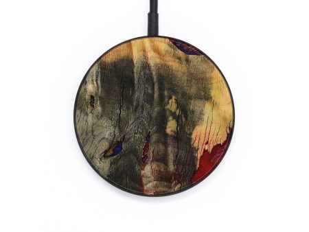 Circle Wood Wireless Charger - Emerson (Fire & Ice, 734217) on Sale