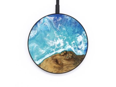 Circle Wood Wireless Charger - Allie (Coastal, 734987) For Discount