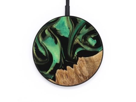 Circle Wood Wireless Charger - Fons (Green, 734912) Sale