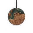 Circle Wood Wireless Charger - Briley (Green, 735373) Online Sale