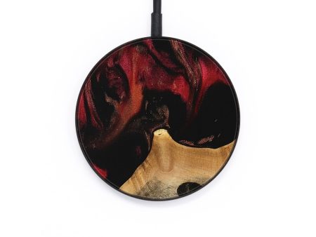 Circle Wood Wireless Charger - Janifer (Red, 734787) Hot on Sale