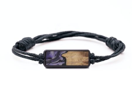 Classic Wood Bracelet - Deanna (Purple, 736123) Sale