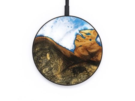 Circle Wood Wireless Charger - Clella (Coastal, 733923) on Sale