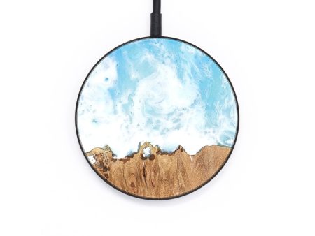 Circle Wood Wireless Charger - Andra (Coastal, 735866) on Sale